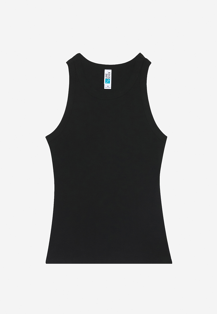 Lane Seven Apparel Ls83006 Women’s Ribbed Tank - Black