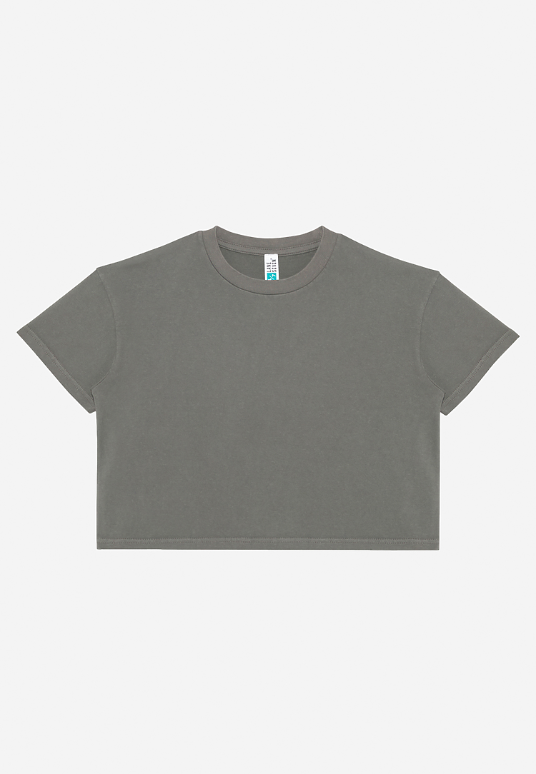 Lane Seven Apparel Ls86000gd Women’s Urban Crop Tee Gd - Pigment Tornado