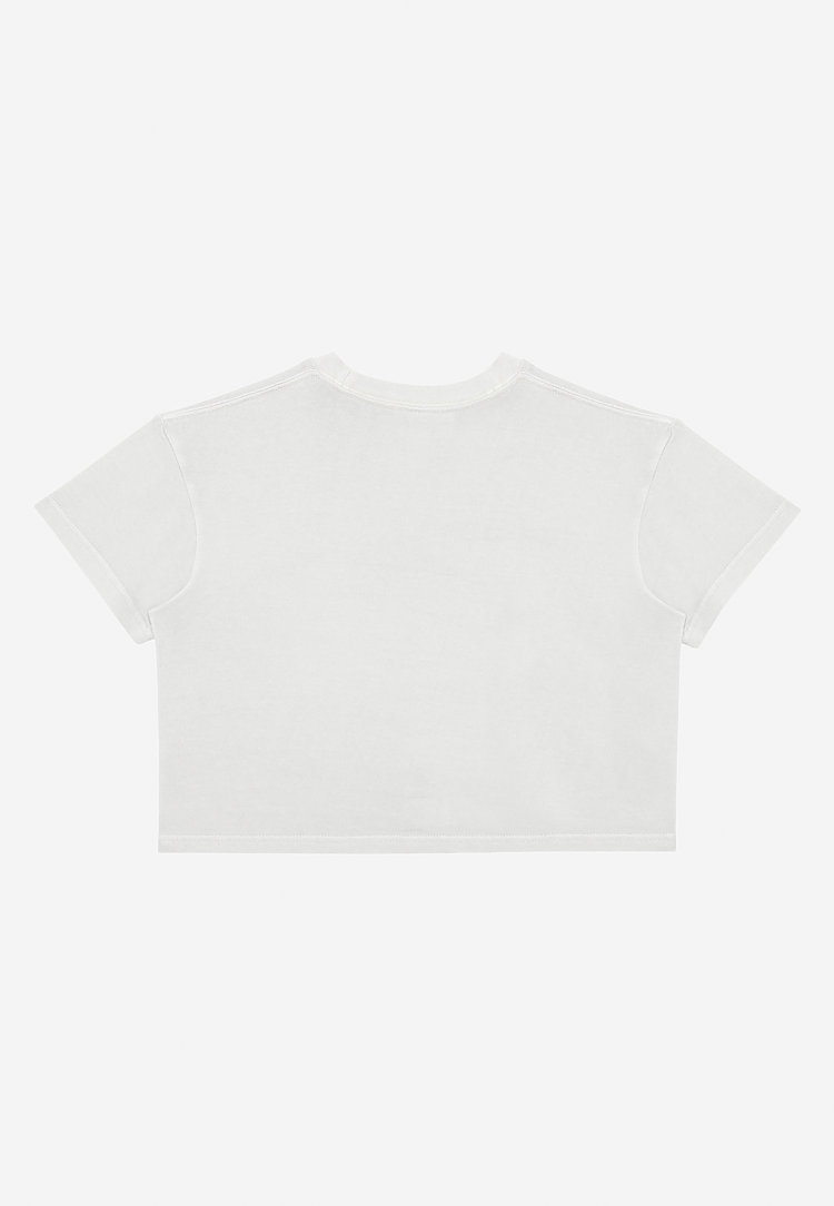 Lane Seven Apparel Ls86000gd Women’s Urban Crop Tee Gd - Pigment Lunar Rock