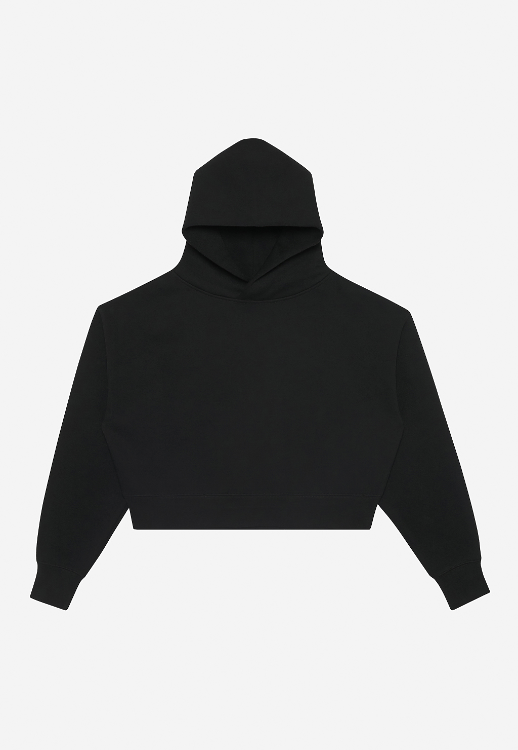 Lane Seven Apparel Ls88001 Women’s Relaxed Crop Hoodie - Black
