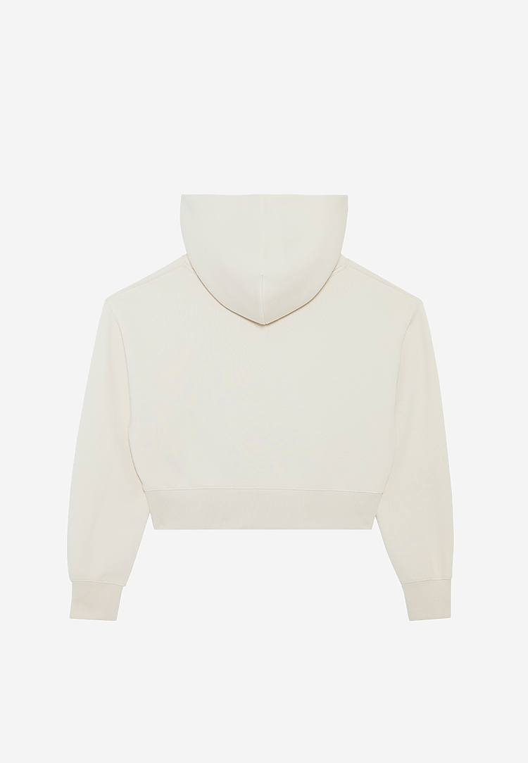 Lane Seven Apparel Ls88001 Women’s Relaxed Crop Hoodie - Bone