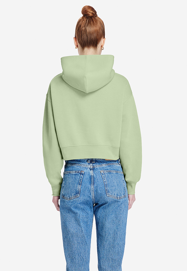 Lane Seven Apparel Ls88001 Women’s Relaxed Crop Hoodie - Matcha