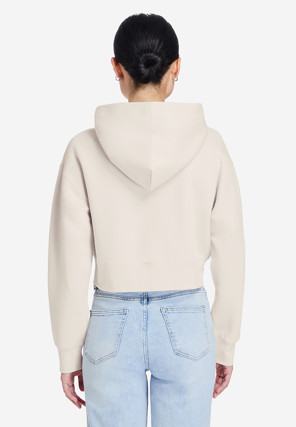 Lane Seven Apparel Ls88003 Women’s Relaxed Crop Zip - Bone
