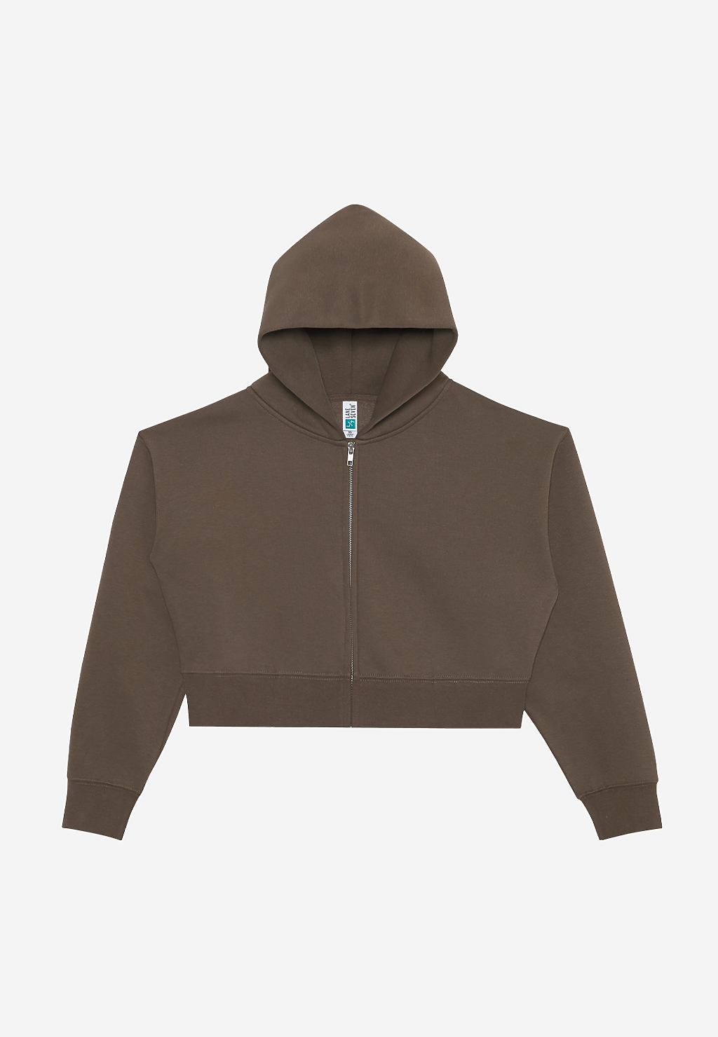 Lane Seven Apparel Ls88003 Women’s Relaxed Crop Zip - Coffee