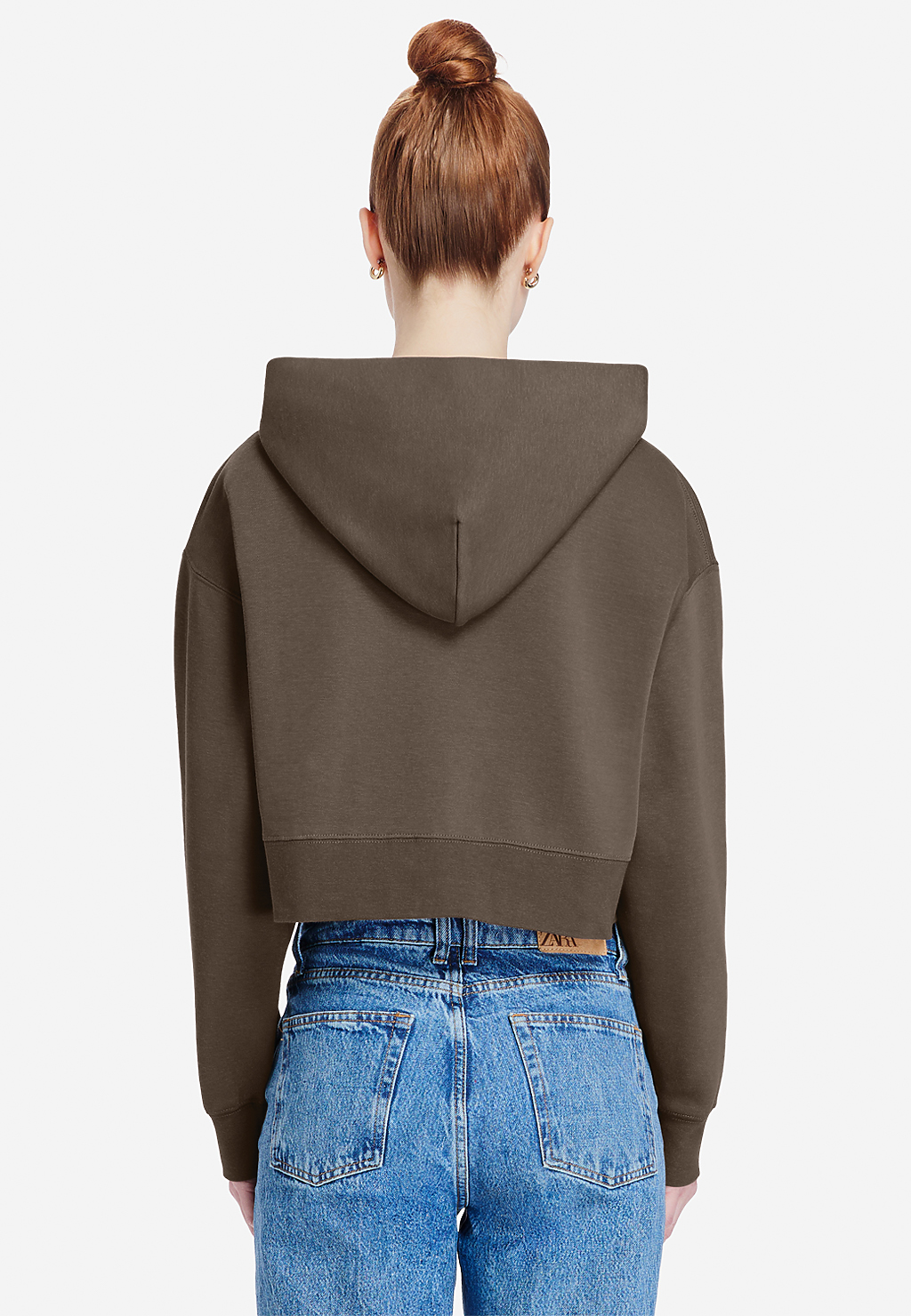 Lane Seven Apparel Ls88003 Women’s Relaxed Crop Zip - Coffee