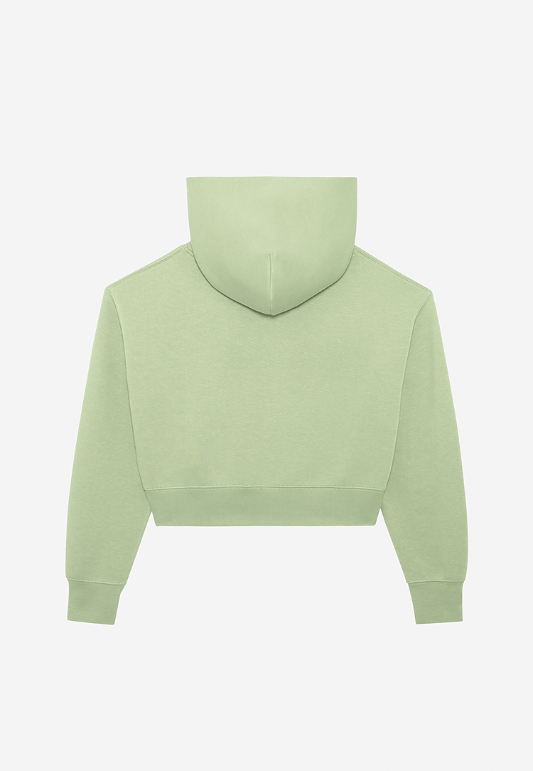 Lane Seven Apparel Ls88003 Women’s Relaxed Crop Zip - Matcha