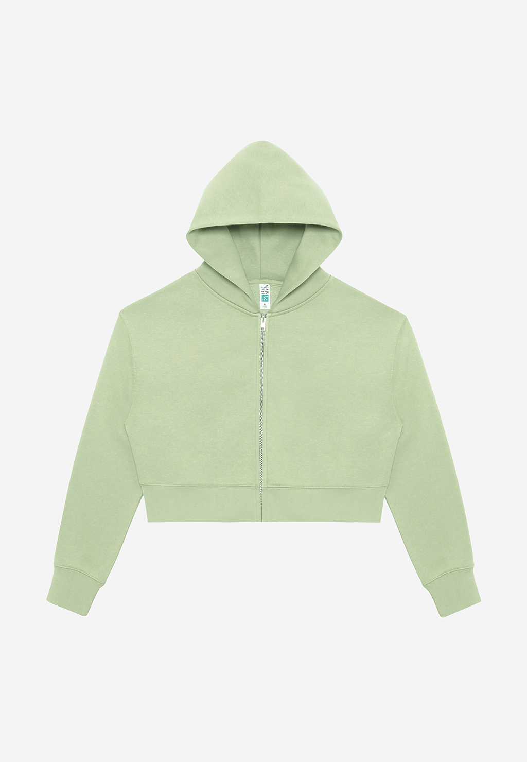 Lane Seven Apparel Ls88003 Women’s Relaxed Crop Zip - Matcha