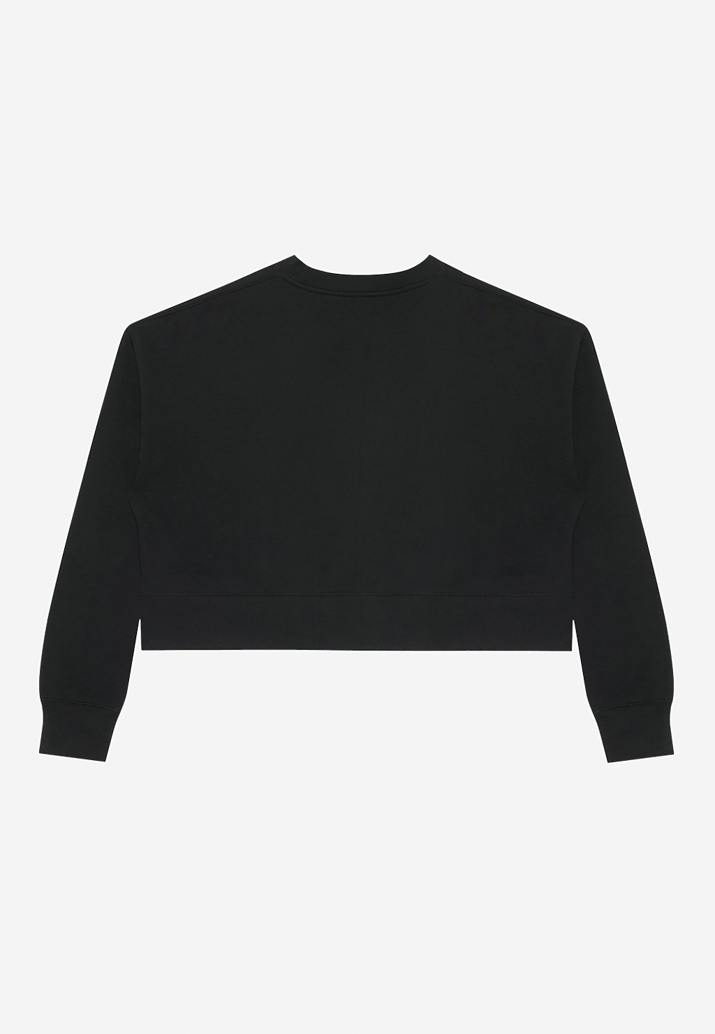 Lane Seven Apparel Ls88004 Women’s Relaxed Crop Crewneck - Black