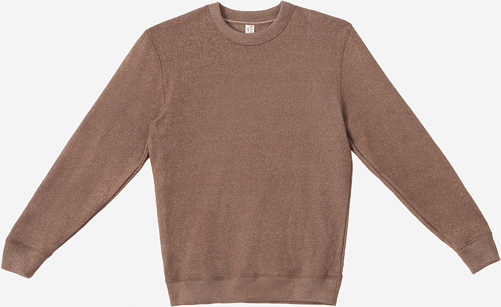 Lane Seven Ls11004 Nantucket Crewneck Sweatshirt - Terra Brown