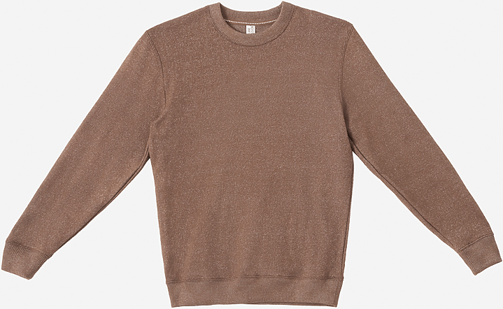 Lane Seven Ls11004 Nantucket Crewneck Sweatshirt - Terra Brown