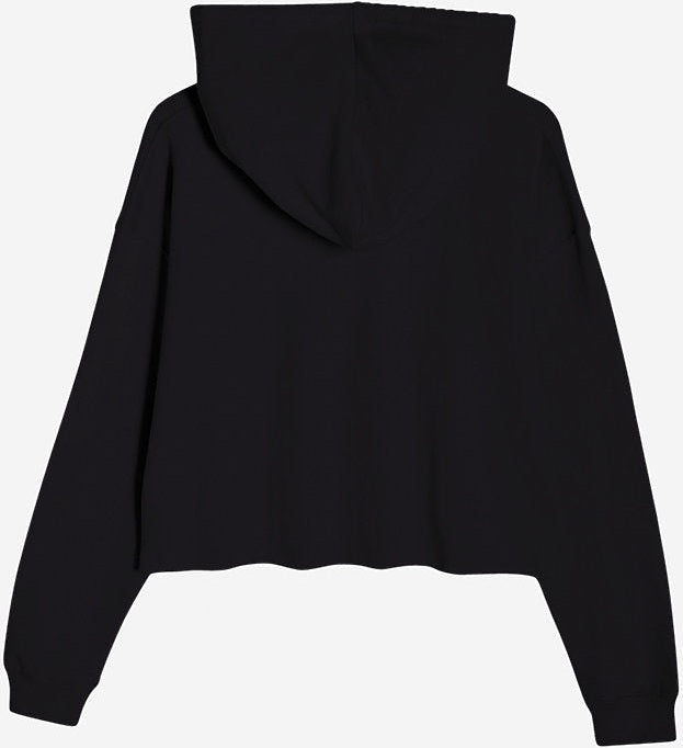 Lane Seven Ls12000 Women’s Crop Hoodie - Black