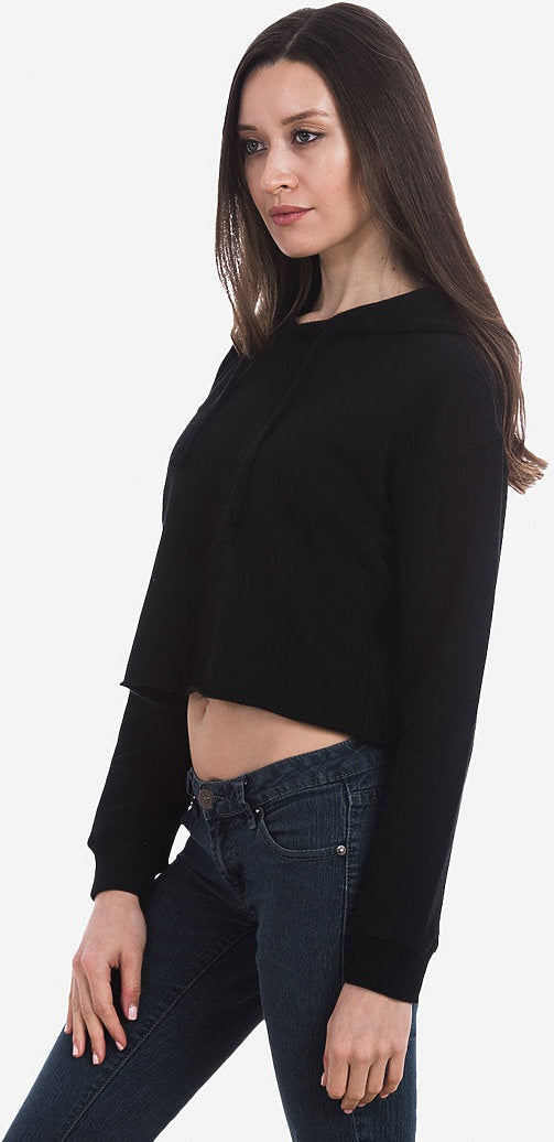 Lane Seven Ls12000 Women’s Crop Hoodie - Black