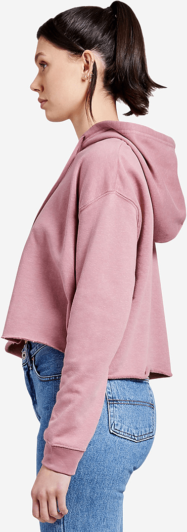 Lane Seven Ls12000 Women’s Crop Hoodie - Mauve