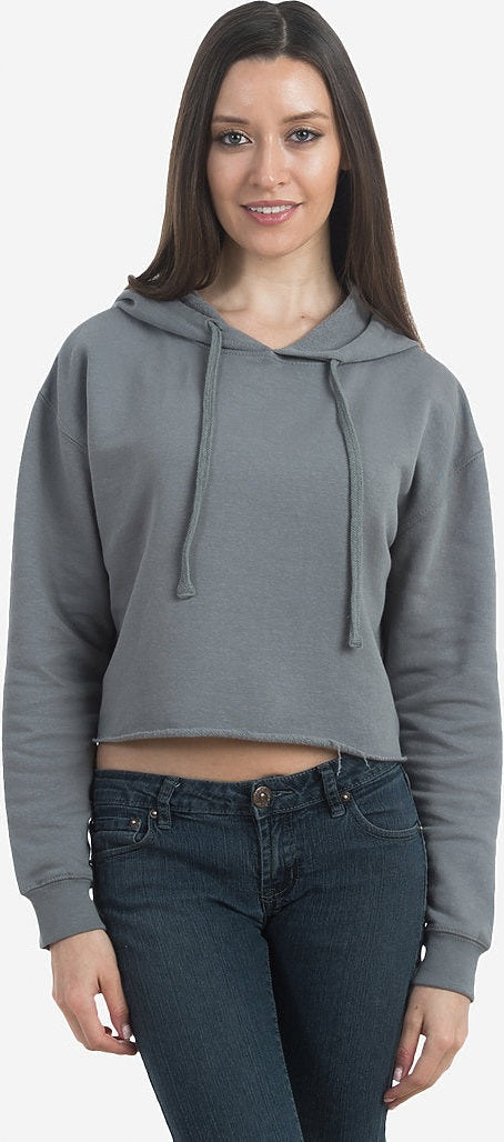 Lane Seven Ls12000 Women’s Crop Hoodie - Storm