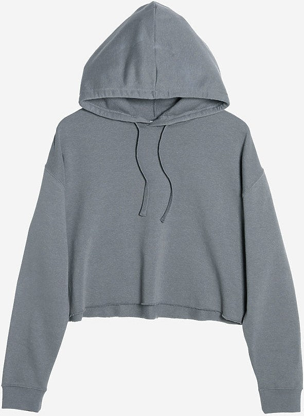 Lane Seven Ls12000 Women’s Crop Hoodie - Storm