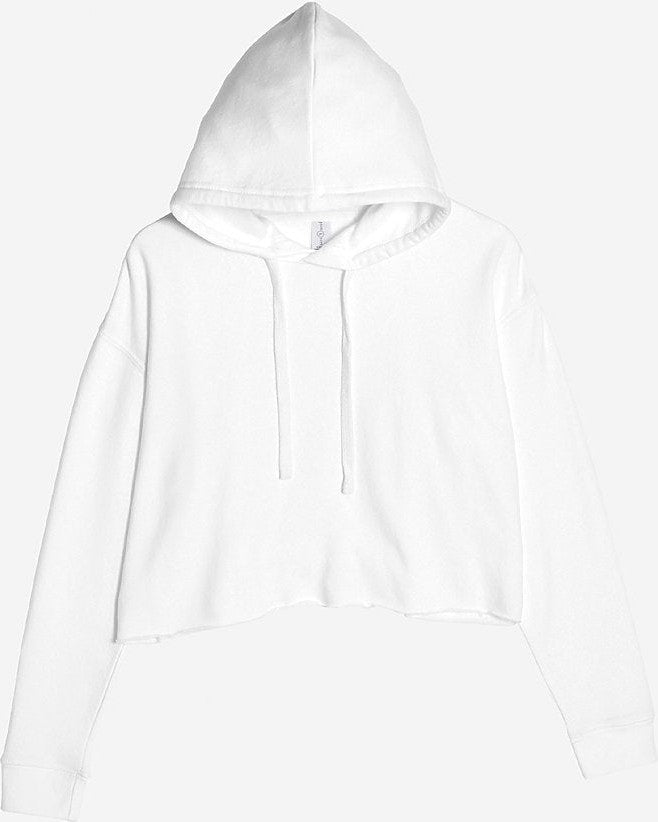 Lane Seven Ls12000 Women’s Crop Hoodie - White