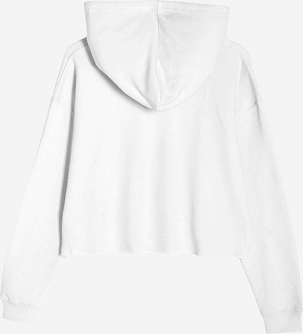 Lane Seven Ls12000 Women’s Crop Hoodie - White