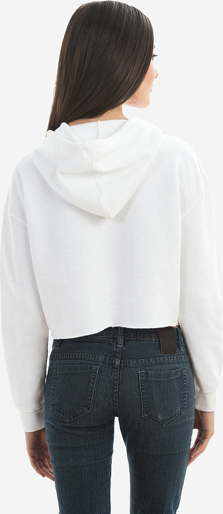 Lane Seven Ls12000 Women’s Crop Hoodie - White