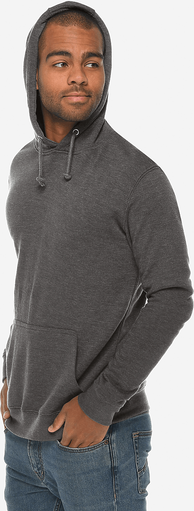 Lane Seven Ls13001 French Terry Hoodie - Charcoal Heather