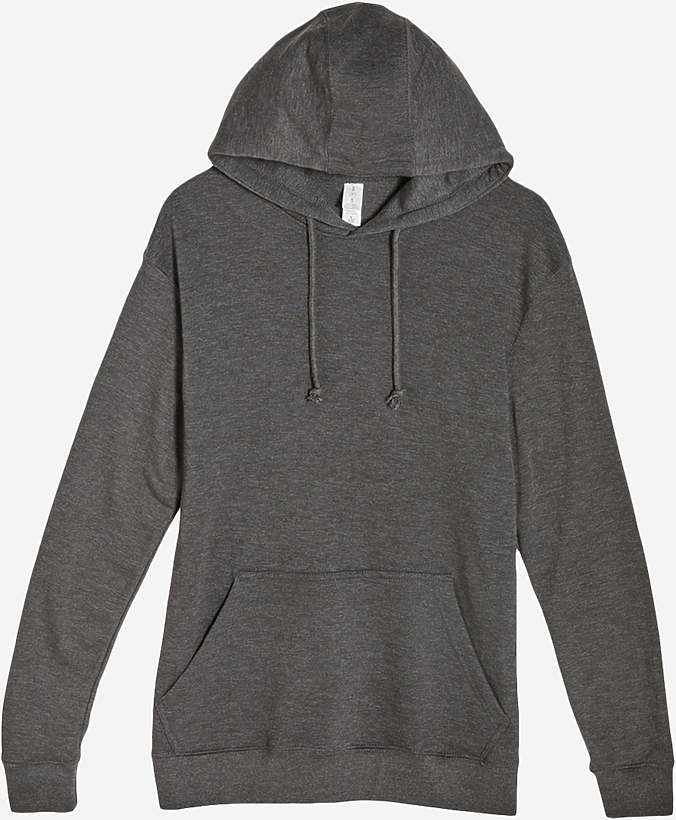 Lane Seven Ls13001 French Terry Hoodie - Charcoal Heather