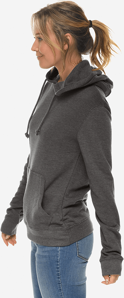 Lane Seven Ls13001 French Terry Hoodie - Charcoal Heather