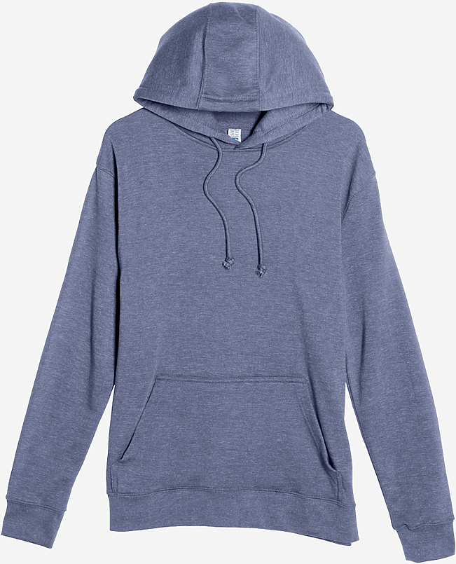 Lane Seven Ls13001 French Terry Hoodie - Denim Heather