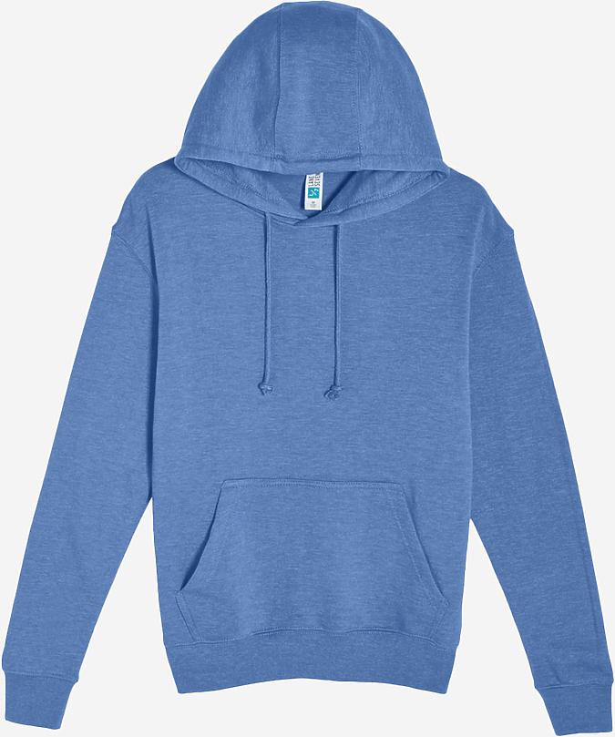 Lane Seven Ls13001 French Terry Hoodie - Royal Heather
