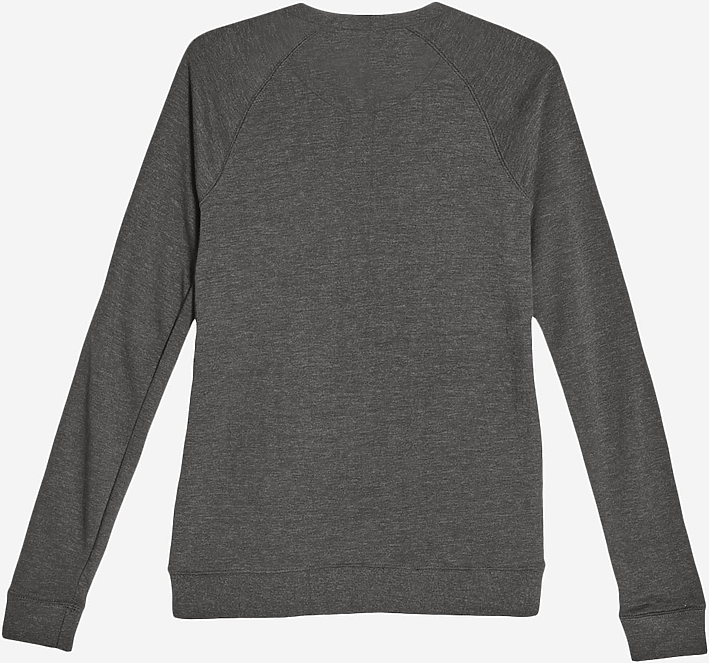 Lane Seven Ls13004 French Terry Raglan Crewneck - Charcoal Heather