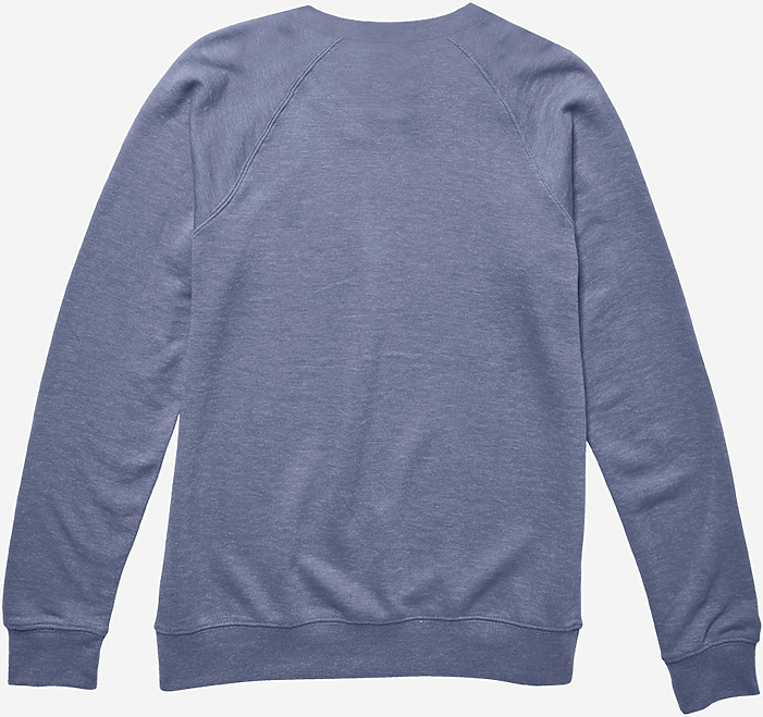 Lane Seven Ls13004 French Terry Raglan Crewneck - Denim Heather