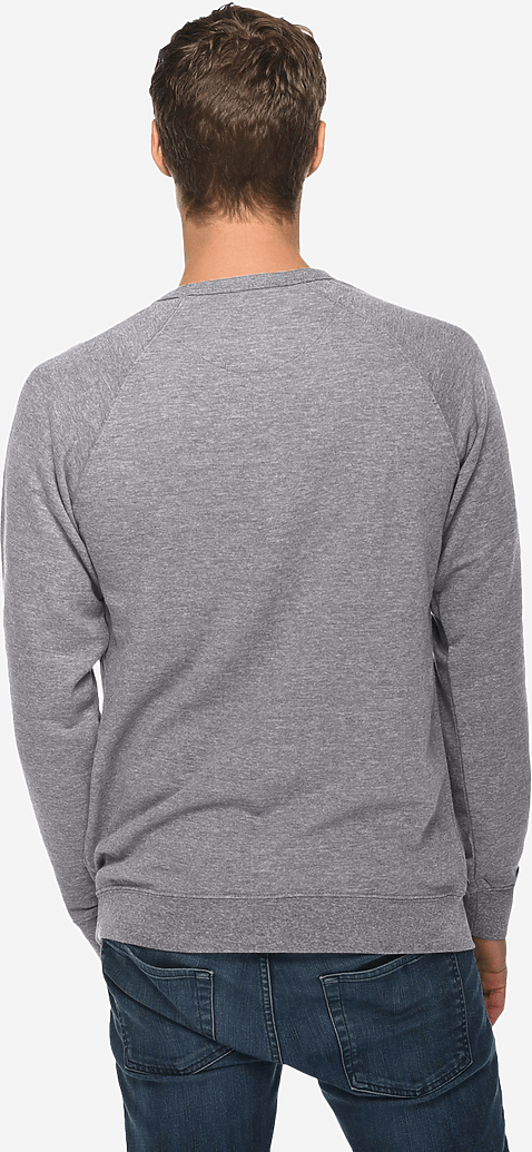 Lane Seven Ls13004 French Terry Raglan Crewneck - Graphite Heather