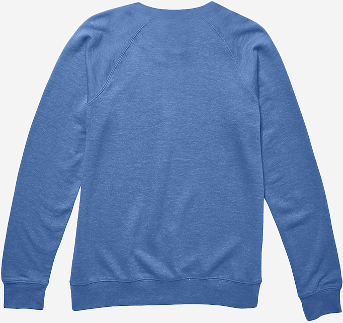 Lane Seven Ls13004 French Terry Raglan Crewneck - Royal Heather