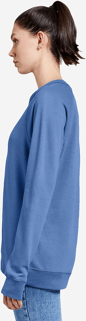 Lane Seven Ls13004 French Terry Raglan Crewneck - Royal Heather