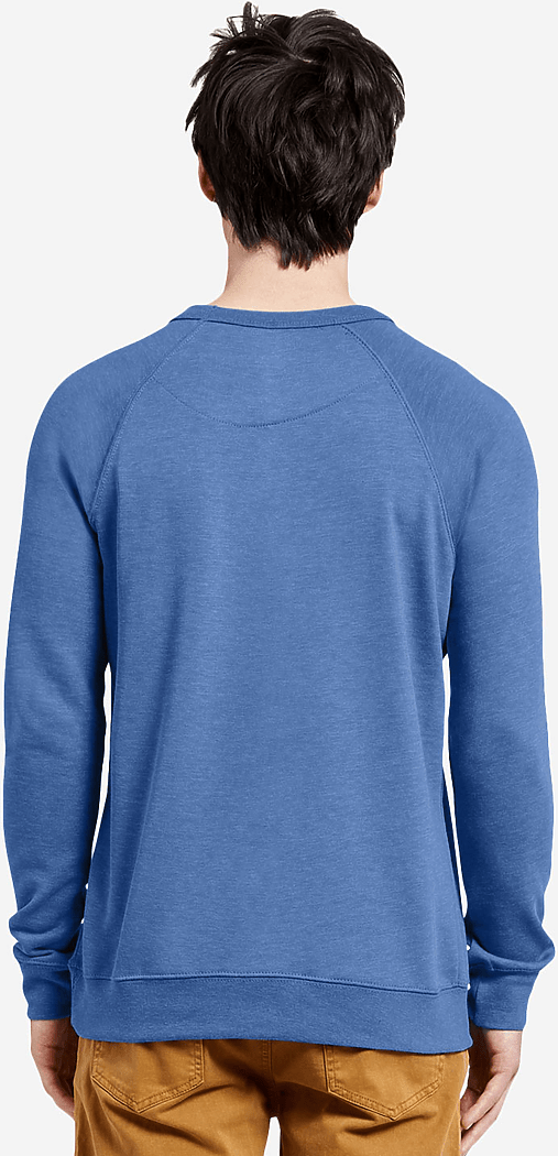 Lane Seven Ls13004 French Terry Raglan Crewneck - Royal Heather