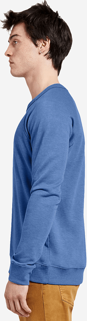 Lane Seven Ls13004 French Terry Raglan Crewneck - Royal Heather