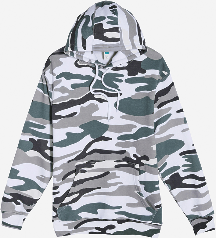 Lane Seven Ls14001 Premium Pullover Hoodie - Sage Camo