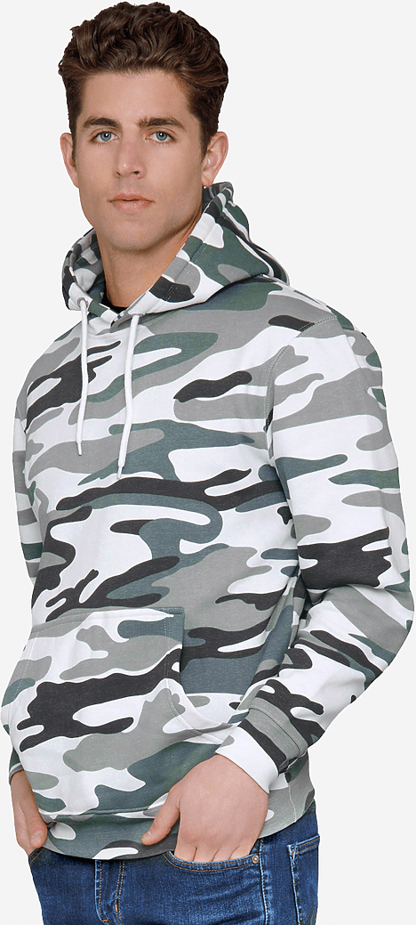 Lane Seven Ls14001 Premium Pullover Hoodie - Sage Camo
