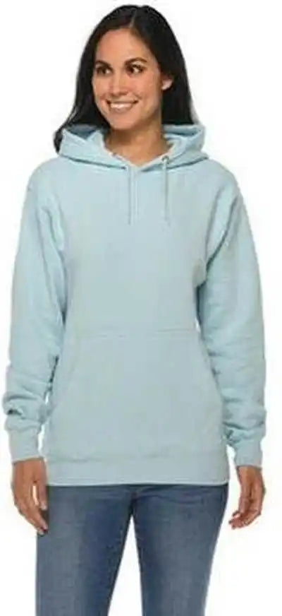 Lane Seven Ls14001 Unisex Premium Pullover Hooded Sweatshirt Blue Mist