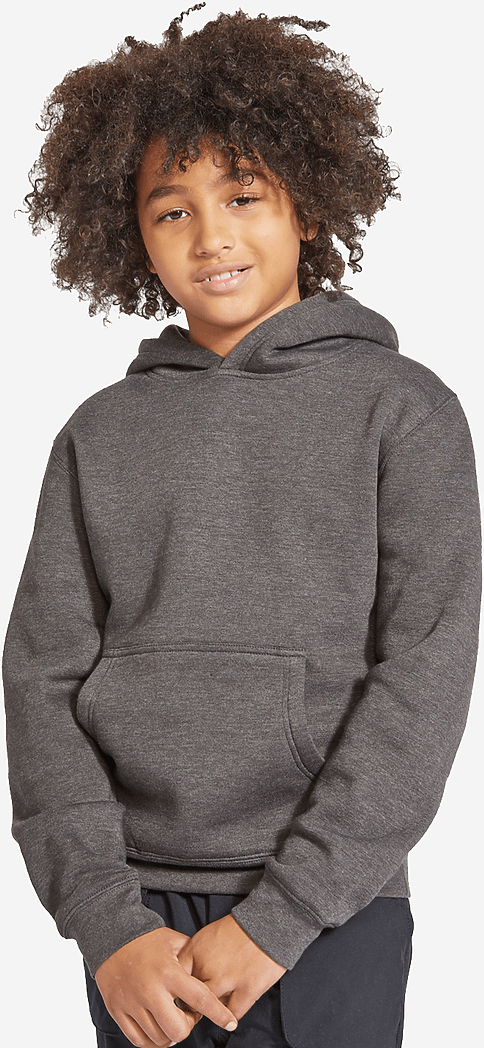 Lane Seven Ls14001yh Premium Youth Pullover Hoodie - Charcoal Heather