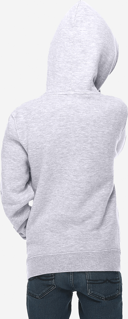 Lane Seven Ls14001yh Premium Youth Pullover Hoodie - Heather Grey