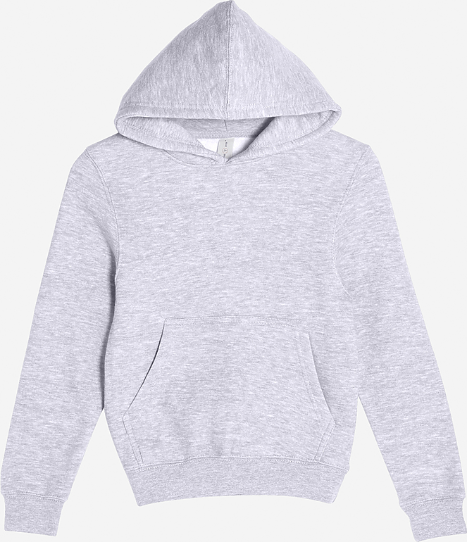 Lane Seven Ls14001yh Premium Youth Pullover Hoodie - Heather Grey