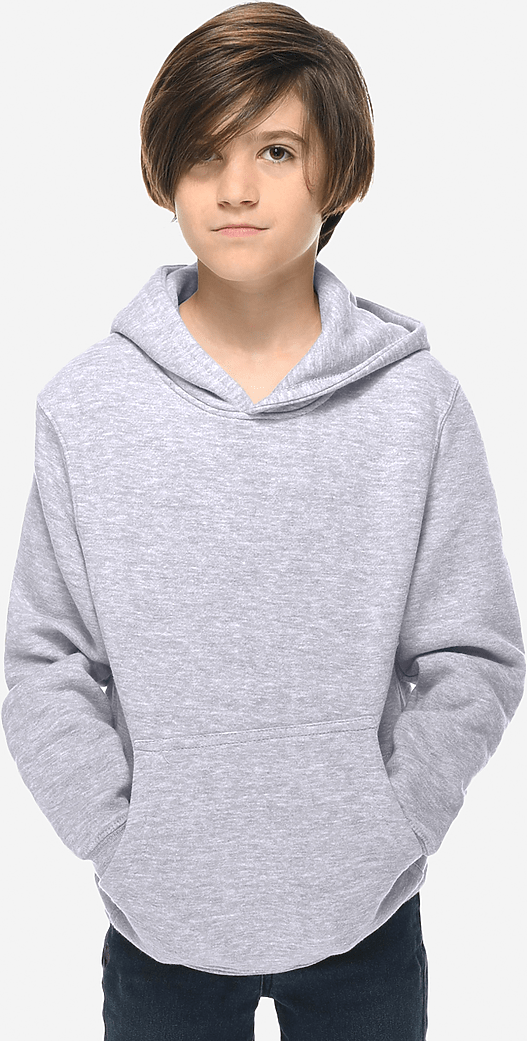 Lane Seven Ls14001yh Premium Youth Pullover Hoodie - Heather Grey