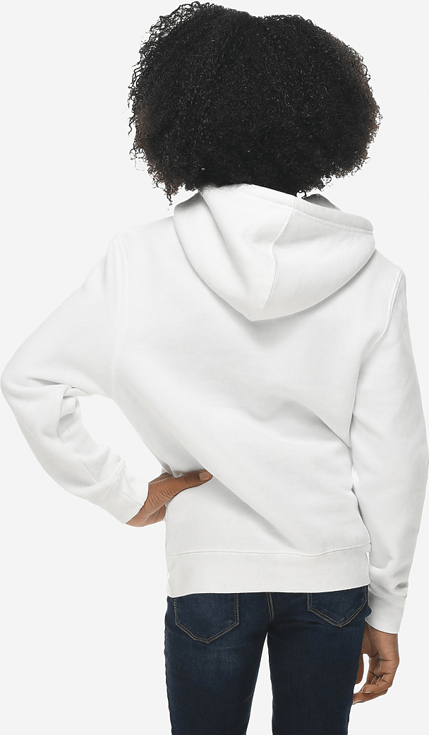 Lane Seven Ls14001yh Premium Youth Pullover Hoodie - White