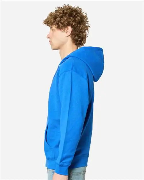 Lane Seven Ls14003 Premium Full-zip Hooded Sweatshirt - Royal - Xs