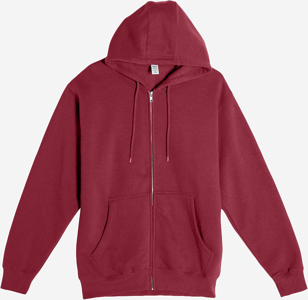 Lane Seven Ls14003 Premium Full Zip Hoodie - Burgundy