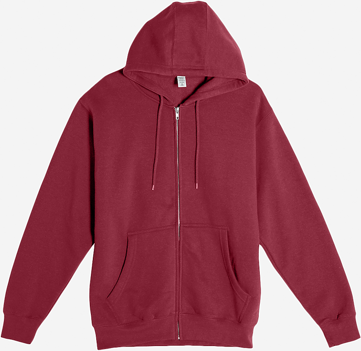 Lane Seven Ls14003 Premium Full Zip Hoodie - Burgundy