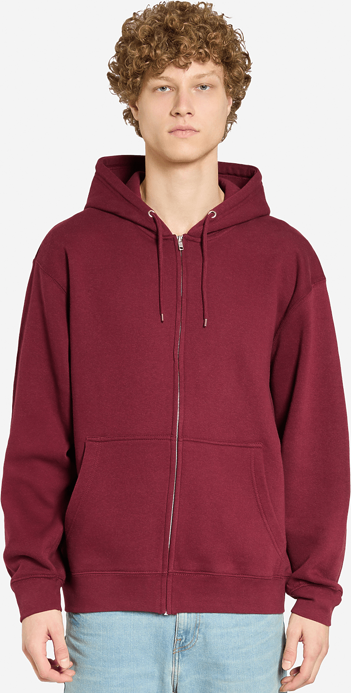 Lane Seven Ls14003 Premium Full Zip Hoodie - Burgundy
