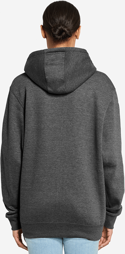 Lane Seven Ls14003 Premium Full Zip Hoodie - Charcoal Heather