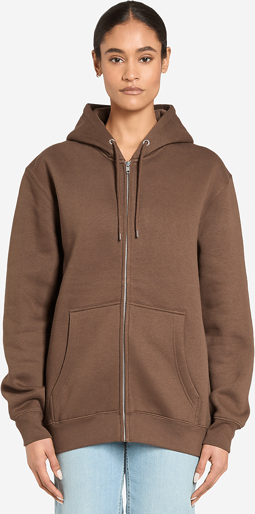 Lane Seven Ls14003 Premium Full Zip Hoodie - Chestnut