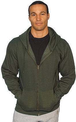 Lane Seven Ls14003 Premium Full Zip Hoodie - Forest Green - Adult s