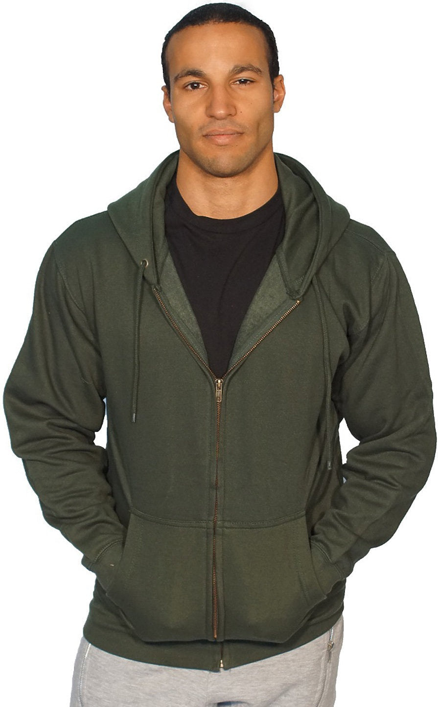 Lane Seven Ls14003 Premium Full Zip Hoodie - Forest Green - Adult s